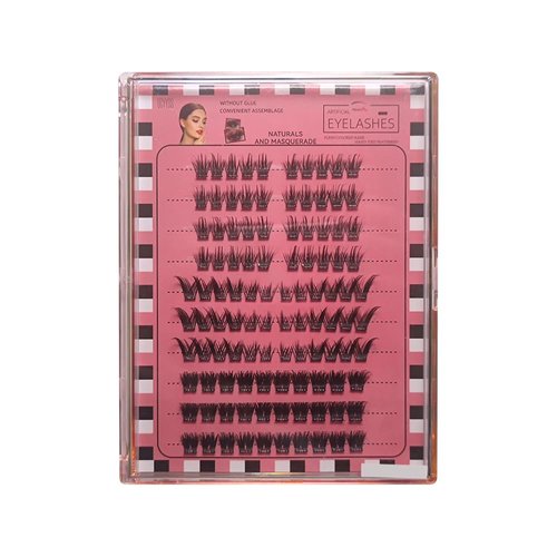 QCYYDS Eyelashes Natural Look Faux Lashes Lightweight Fluffy False Eyelashes 108 Pieces, 9-16mm Mix 30D 40D Curl Individual Lashes Kit Self Use