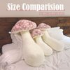 Hofun4U Mushroom Plush Pillow - 30 inch Mushroom Shaped Stuffed Long Pillow - Mushroom Plush Body Pillow - Christmas Birthday Sofa Home Decoration (Pink)