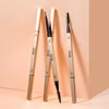 Eyebrow Pencil,3 PCS Waterproof Long-Lasting Microblading Dark brown Brow Pencil,Natural Eyebrow Makeup Ultra Slim Defining Eyebrow Pencils