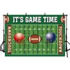 Football Backdrop It's Game Time Party Backdground Football Birthday Banner Touchdown Football Party Decorations Boy Birthday Party Backdrop 7x5FT