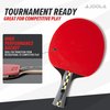 JOOLA Carbon Pro Professional Ping Pong Paddle - Racket with Carbonwood Technology & Red/Black JOOLA 4 You Rubber - Table Tennis Racket Designed for Speed
