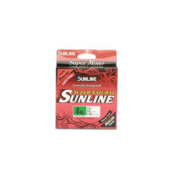 Sunline Super Natural Monofilament Fishing Line (Jungle Green, 12-Pounds/330-Yards)