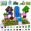 Magnetic Blocks, 108PCS Magnetic Building Blocks for Kids, STEM Build Magnetic Forest World Set for Toddler Birthday Xmas Gifts, Montessori Sensory Toys for Boys Girls Aged 3-12, 1" Magnetic Cubes