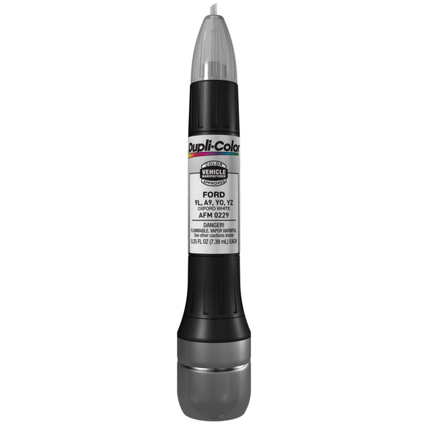 Dupli-Color AFM0229 Scratch Fix All-In-1 Exact-Match Automotive Touch-Up Paint – Ford Oxford White – 0.25 oz. Paint Pen