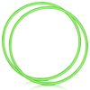 WinnerWhy 2 Pcs Toy Hoop Exercise Hoop Detachable Adjustable Plastic Hoop Playground Equipment for School Colored Hoop Circles Exercise Ring for Teens Dog Agility Equipment (Green,20 Inch)