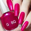Hot Pink Gel Nail Polish for Women, Air Dry Rose Red Polish for Nails, Reflective Iridescent Neon Pink Nail Polish, Fuchsia Armor Nail Polish, Bright Pink Chrome Nail Polish, Quick Dry Magenta Polish