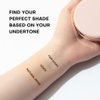 MISTINE Cushion Foundation Breathable Medium Coverage with Satin Finish,Long-Lasting, Oil-Moisture Balance Foundation Makeup,Contains Beauty Serum for Combination Skin,Refill Included,Ivory