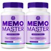 (2 Pack) Memo Master – Premium Daily Memory & Focus Support with a Natural Blend to Help Maintain Sharp Thinking and Concentration| Easy-to-Swallow MemoMaster Pills for Everyday Use (120 Capsules)