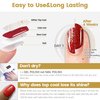 YTD Likomey 15ml Gel Nail Polish Gold Foil Top Coat,Glossy No Wipe Long Lasting Shiny Finish Clear Gold Glitter Sparkle For Salon Home DIY Manicure UV Nail Gel