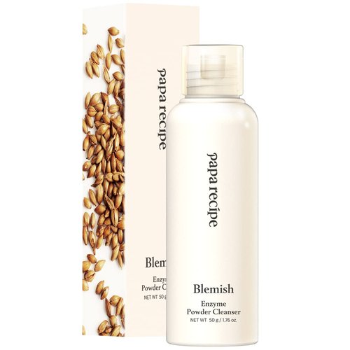 Papa Recipe Blemish Enzyme Powder Cleanser - Soft Exfoliating Facial Wash for Sensitive Skin (50g, 1.72oz) - Korean Skincare for Radiant, Smooth Complexion