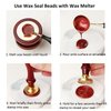 Purple Wax Seal Beads 720pcs, Andotopee Premium Sealing Wax Beads for Wax Seal Stamp, Affordable Wax Seal Pellets 0.55lb Refill Pack for Wax Seal Kit, Wedding Invitation, Envelope Seal, Crafts