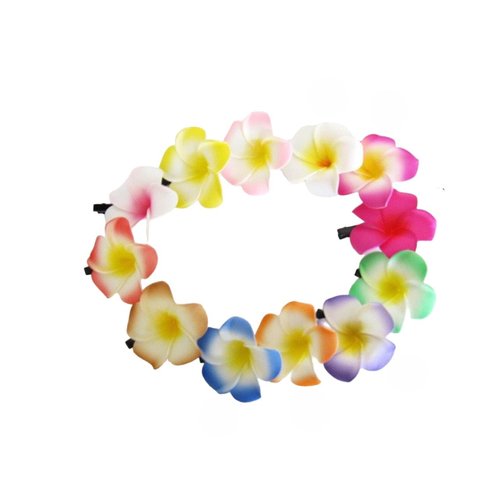 Generic Set of 2 Hawaiian flower alligator hair clip for fine thin hair (Primary color: 5)