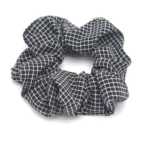 Scrunchies for Hair, 6 Packs Hair Scrunchies for Women Cotton Bandana Scrunchies, Soft Scrunchy Hair Bands Hair Scrunchies (Plaid Series)