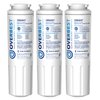Overbest UKF8001 Replacement for EveryDrop by Whirlpool Refrigerator Water Filter 4, EDR4RXD1, Pack of 3
