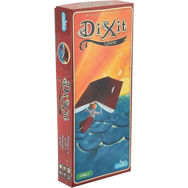 Dixit Quest Board Game - Expand Your Imagination with 84 New Cards! Creative Storytelling Game, Fun Family Game for Kids & Adults, Ages 8+, 3-6 Players, 30 Minute Playtime, Made by Libellud
