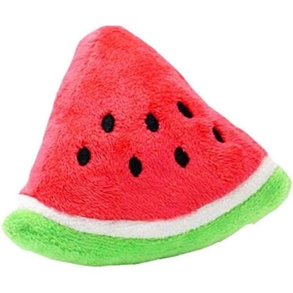 YSSZAM Pet Toy Chew Squeaker Squeaky Plush Cotton Triangle Ball Watermelon Sound Toys Puppies Small Dog Squeak Toys Useful and Deft Pet Supplies