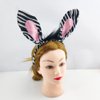 UUYYEO Zebra Ears Headband Tail and Bowtie Party Hair Hoop Cosplay Head Band Halloween Hairband Cute Hair Band Animal Costume Accessories