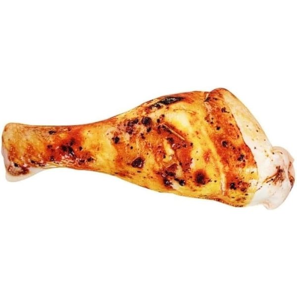 DPWOUM Chicken Leg Pet Toys Food Shape Chew Toys,Dog Chew Toys,Dog Stuffed Toys for Boredom,Dogs Soft Gifts Squeak Toys Pet Supplies,20 * 10cm
