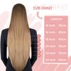 Fshine Real Human Hair Sew in Hair Genius Weft for Women Darkest Brown 20 Inch 60g Remy Human Hair Extensions Human Hair Bundle Natural Straight Long Hair Weave One Piece Hair Genius Weft