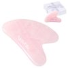 MELLA ELLA BEAUTY- Rose Quartz Gua Sha - Premium Quality Facial Sculpting Tool - Lymphatic Drainage - Anti-Aging - Slimming & Firming - Skincare Tool - Giftable