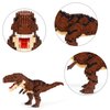 Geniteen Building Block Dinosaur Model Micro Mini Blocks Dinosaur Building Kit Gifts for Kids and Adult (Tyrannosauru)