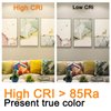 ILC RGB LED Color Changing Light Bulb, 40W Equivalent, 450LM, 2700K Warm White 5W E26 Screw Base RGBW, Flood Light Bulb- 12 Color Choices - Timing Infrared Remote Control (4 Pack)