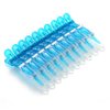 10pcs/set Multicolor Croc Clips Transparent Plastic Hairdresser Clips Hair Styling Sectioning Barrettes Non Slip Alligator Clips Salon DIY Accessories Hairpins for Women and Girls(10pcs-Blue)