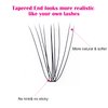 FADLASH Lash Clusters Extensions Individual Lashes Natural Soft 120pcs 10D C Cur Natural Long Black Faux Mink Volume Lash Extensions Reusable Artificial Eyelashes (10D-0.07-C, 8-15mm)