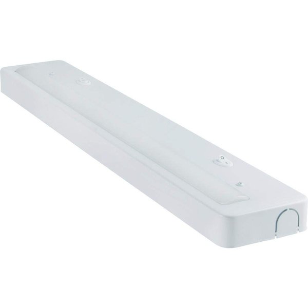 Enbrighten 12 Inch Front Phase LED Under Cabinet Light Fixture, Direct Wire, Natural True Color, CCT Adjustable, Warm White/Cool Daylight, 601 Lumens, in-Wall Dimmer Compatible, 34285