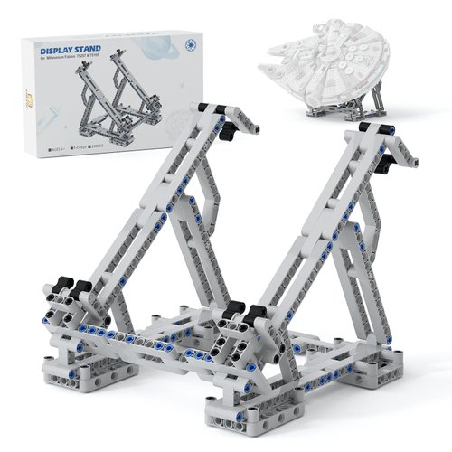 Millennium Falcon Vertical Display Bracket for Lego 75257 Starship Model, Sturdy Stand Building Kit, Best Gift and Movie Collectible for Adults(236 PCS)