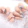 50 PCS Turquoise Nail Hanging Ornaments 3D Nail Art Supplies Nail Art Accessories Western Nail Hanging Ornaments Retro Nail Hanging Ornaments for Nail Art DIY