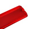 2 PCS Red Premium Interior Front Rear Door Entry Light Reflector Panels Compatible For Ford Super Duty F250 F350 F450 F550 1999-2007 / Excursion 2000-2005