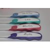 Personalized Toothbrush Kids Manual Toothbrush Age 2-6 4 Color Variety Pack Any Name/Message Engraved 4 Pack - Personalized Gift