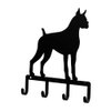 Village Wrought Iron Boxer Dog Key Holder Key Hooks