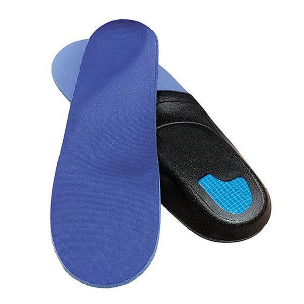 Orthofeet Arch Support Orthotic Inserts Plantar Fasciitis Heel Pain Relief Insoles for Women Biosole-Gel Sport, Size 8