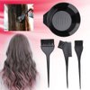 ZJchao 4PCS Pr, Hair Coloring Brush and Bowl Set Hair Color Mixing BowlsColoring & Highlighting Tools