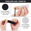Amylove 2 Pcs Double Sided Skin File Hand Finger File Rock Climbing Gear Hand Callus Remover with 20 Pcs Nail Files Pocket Sized for Climbing Flappers Cracks Gym Rock Climbing