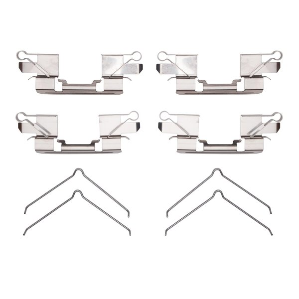 Front Disc Brake Hardware Kit Compatible With Nissan Frontier 2005 2006 2007 2008 2009 2010 2011 2012 2013 2014 2015 2016 2017 2018 2019 2020 2021 2022 PC-121168