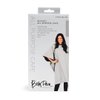 Betty Dain Reversi Reversible Coloring/Styling Cape, Two-Sided Cape, Black Side Has Chemical Proof Finish for Processing, Snap Closure at Neck, 50 x 60 Inches, Silver/Black