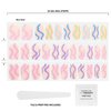 Dashing Diva Spring Swirl Nail Stickers - Polyurethane-11, Chip Resistant, Long Lasting Gel, 32 Count