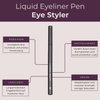 ETHEREAL BEAUTY Eye Styler Liquid Eyeliner - 1.1 ml, Finest Precision for the Perfect Look - Intense Matte Black, Long-Lasting, Smudge-Proof & Quick-Drying – Vegan