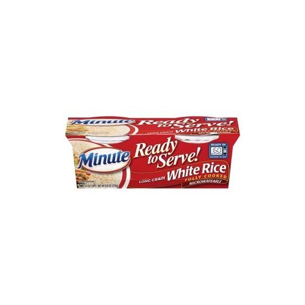 Minute Ready to Serve Long Grain White Rice 2 - 8.8 Oz Cups (Pack of 2)