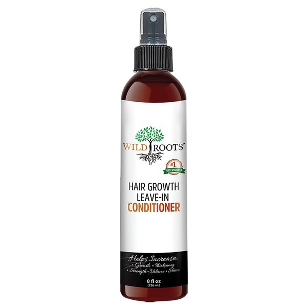 Wildroots Hair Growth Leave-in Conditioner - Boost Strength and Length - 8 fl oz - Transform Your Hair!