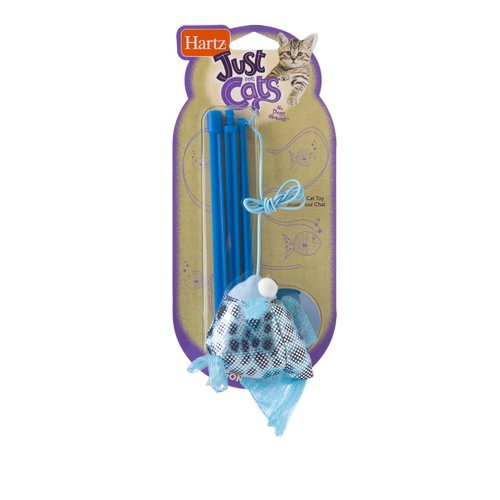 Hartz Just for Cats Gone Fishin Cat Toy | Assorted Colors | 1-Unit