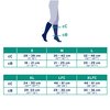 JOBST Activewear 30-40 mmHg Knee High Compression Socks, Medium, Cool White