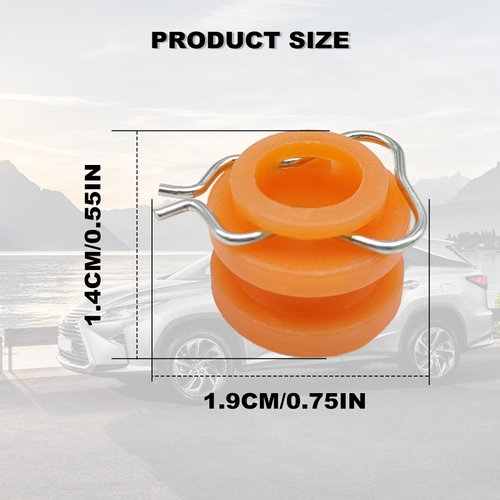 10PCS Window Regulator Roller Clips Compatible with Ford Mustang Falcon F-Series Truck Fairlane Thunderbird Mercury Comet C0AB-6423240-B