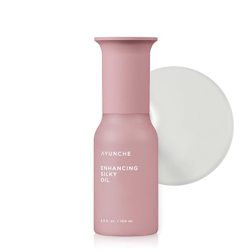 AYUNCHE Enhancing Silky Hair Oil 3.3 fl oz (100ml) [For Dyed & Damaged Hair] | Deeply Nourish and Soften Hair without Stickiness | Nourishing Hair Oil | Korean Salon Brand