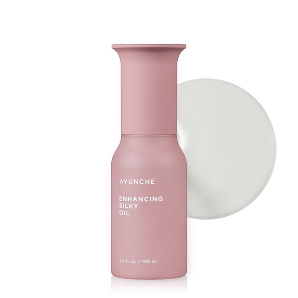AYUNCHE Enhancing Silky Hair Oil 3.3 fl oz (100ml) [For Dyed & Damaged Hair] | Deeply Nourish and Soften Hair without Stickiness | Nourishing Hair Oil | Korean Salon Brand
