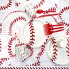 Baseball Party Decorations - 163Pcs Baseball Themed Party Decorations Includes Baseball Plates, Napkins, Tablecloth, Cups, Concessions Banner for Sports Baseball Party Baseball Birthday Party Supplies