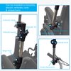 AlveyTech Universal Grip Umbrella Holder - 360° Angle Adjustable Attachment Clamp Mount Connector, for Mobility Scooter, Power Chair, Wheelchair, Push Walker, Rollator, Beach Sport Sun Shade Outdoor
